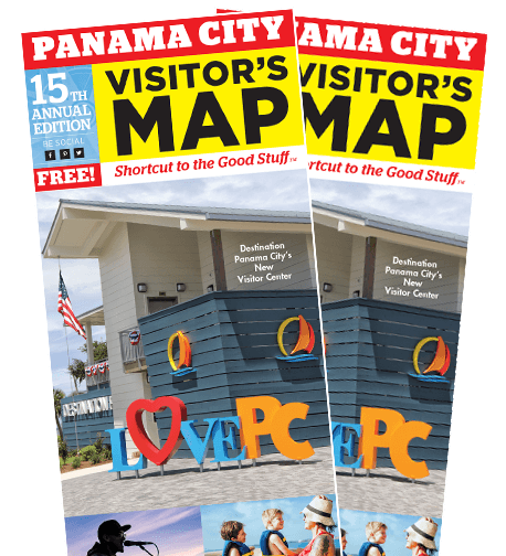 Panama City Beach Map and Panama City Map - The Visitor's Maps