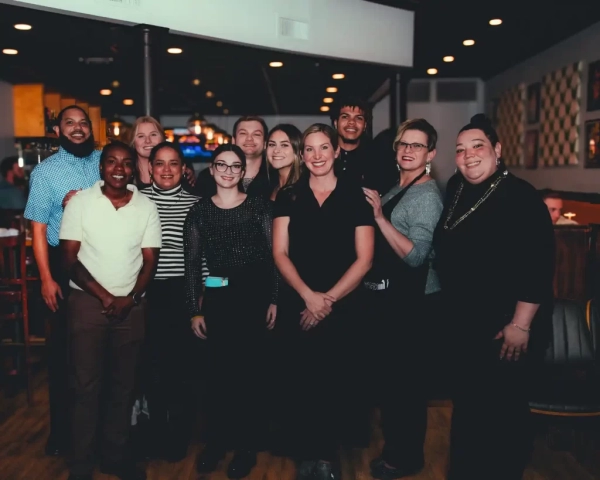 Smiling staff of Ferrucci Ristorante in Downtown Panama City