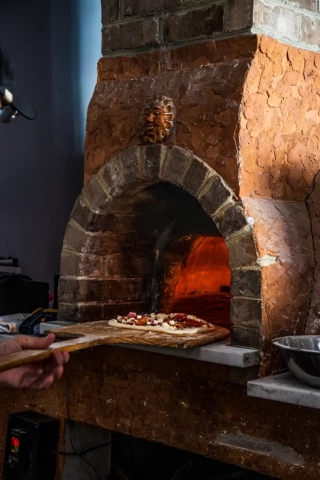 Pizza oven at Ferrucci Ristorante in Downtown Panama City